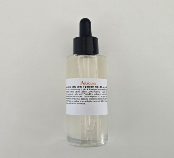 Přípravek na čistou vodu 50 ml pro 500 L vody.
